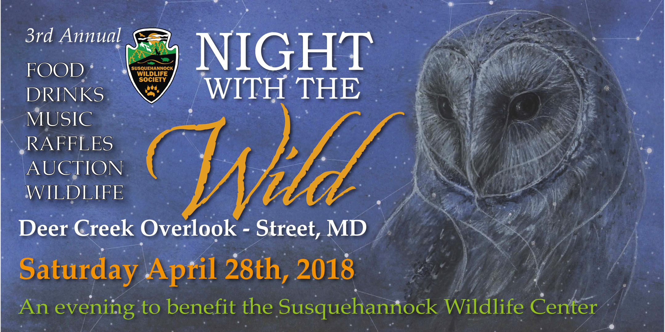 Tickets Now On-Sale for 3rd Annual Night with the Wild Fundraiser!