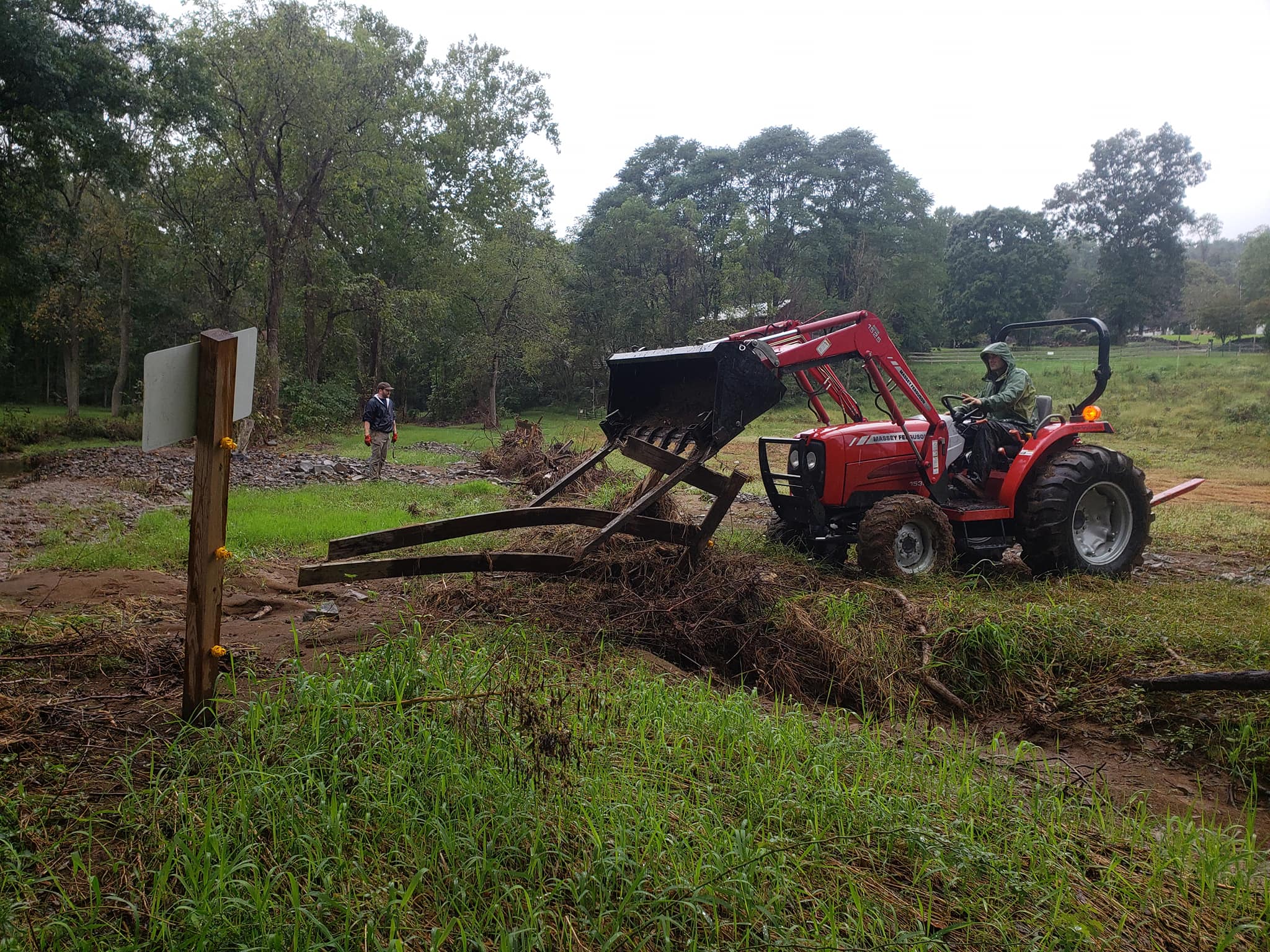 Flood Cleanup Moving Forward at the Wildlife Center