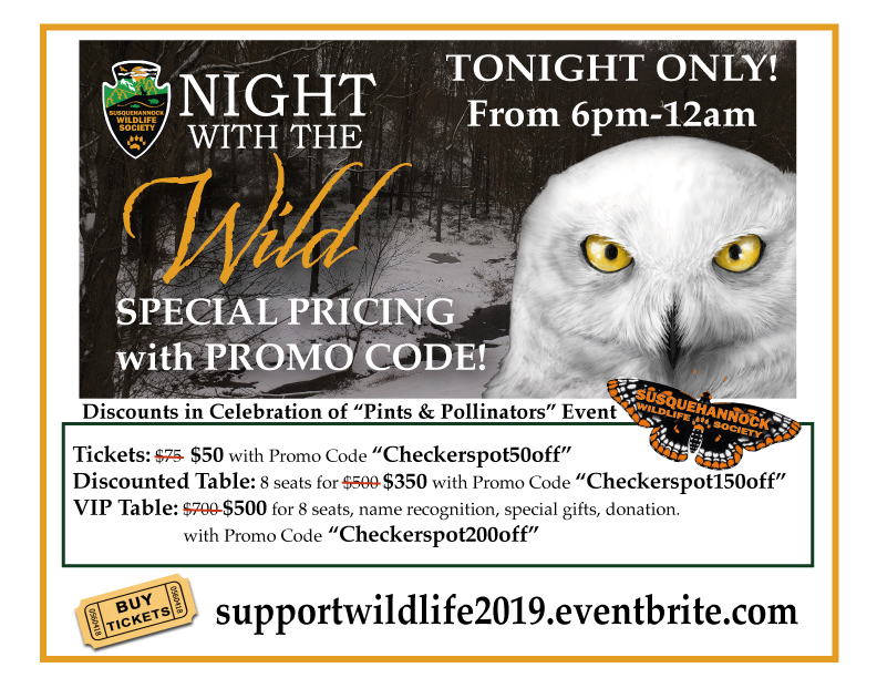 ONE NIGHT ONLY! Discounted Tickets for the Night with the Wild!