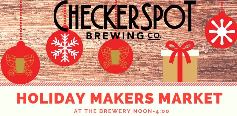 SWS Merch for Sale at Checkerspot Brewing Company’s Holiday Maker’s Mart